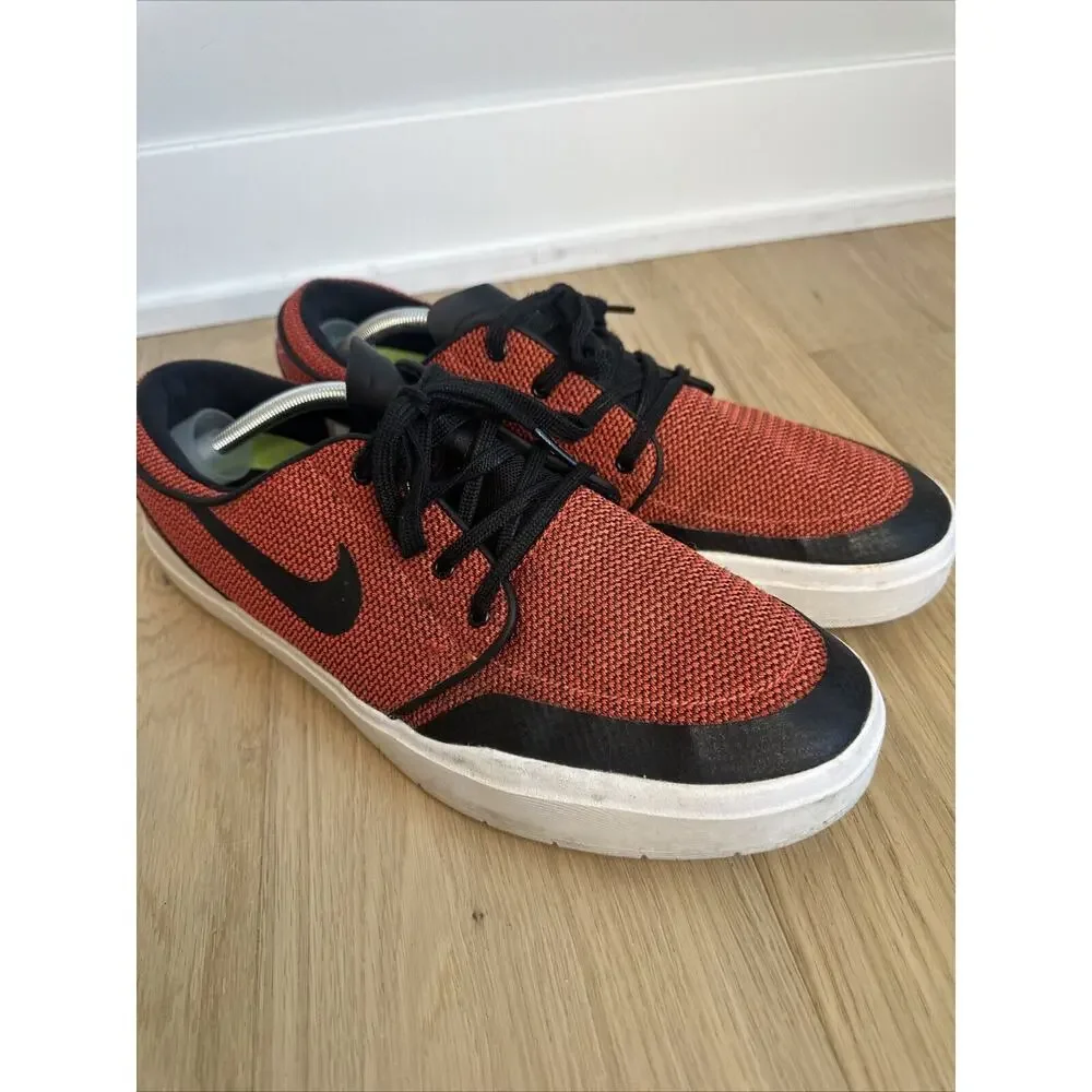 NIKE SB STEFAN JANOSKI HYPERFEEL XT 855922-800 Men’s Size 13 Red Orange Black